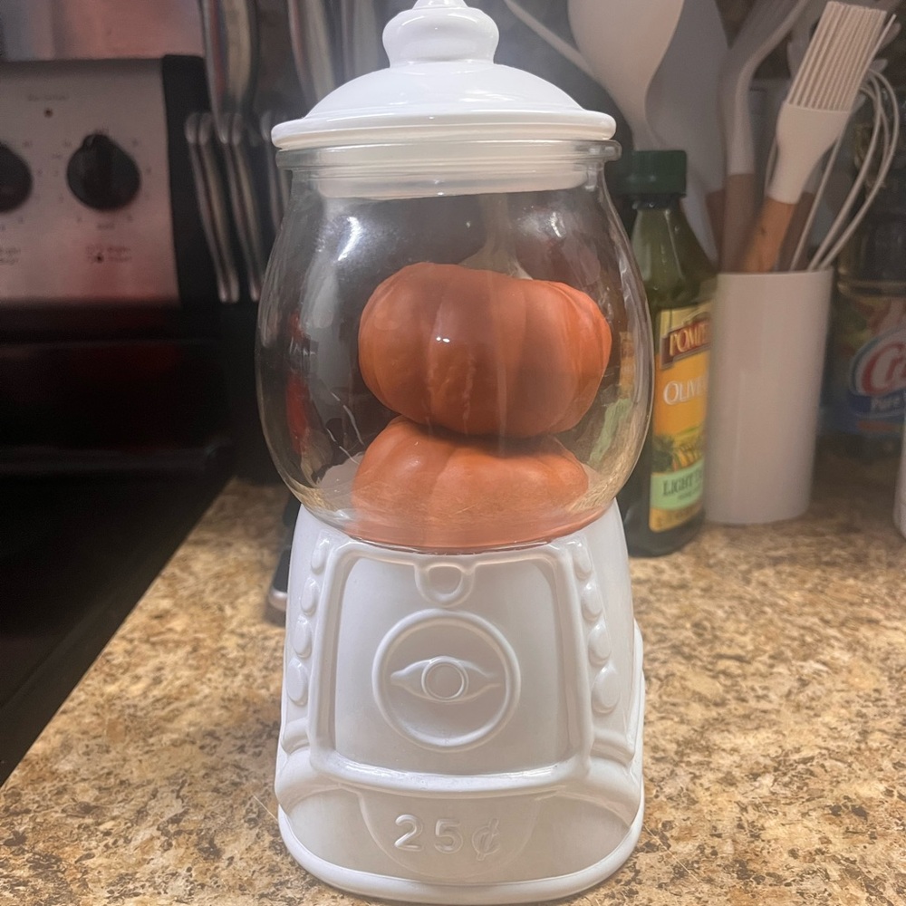 Target White Gumball Jar